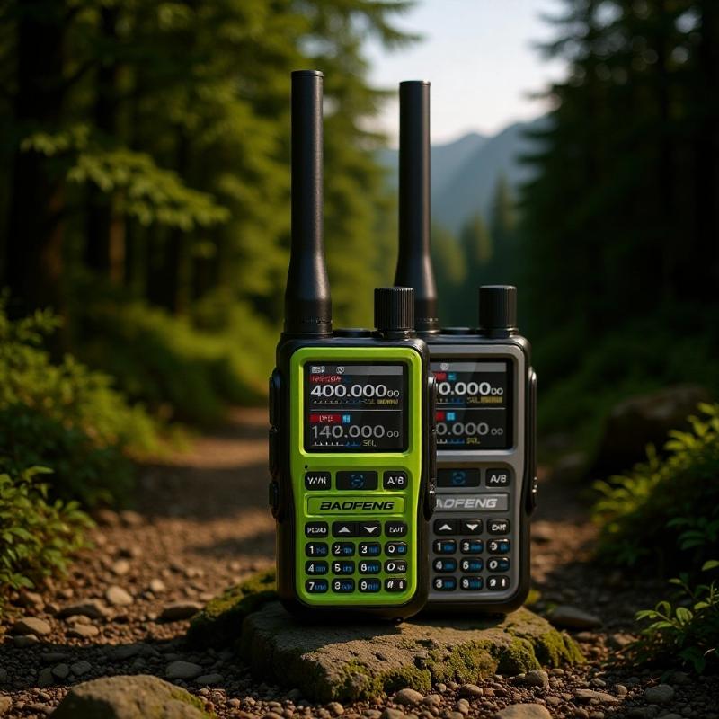 BAOFENG UV-5R Mini 2025 New Outdoor Walkie-Talkie for Mountain Climbing 5W Output Power APP Programming Type-C Charging Dual PTT Dual Band 999CH-Channels Rechargeable Walkie Talkie
