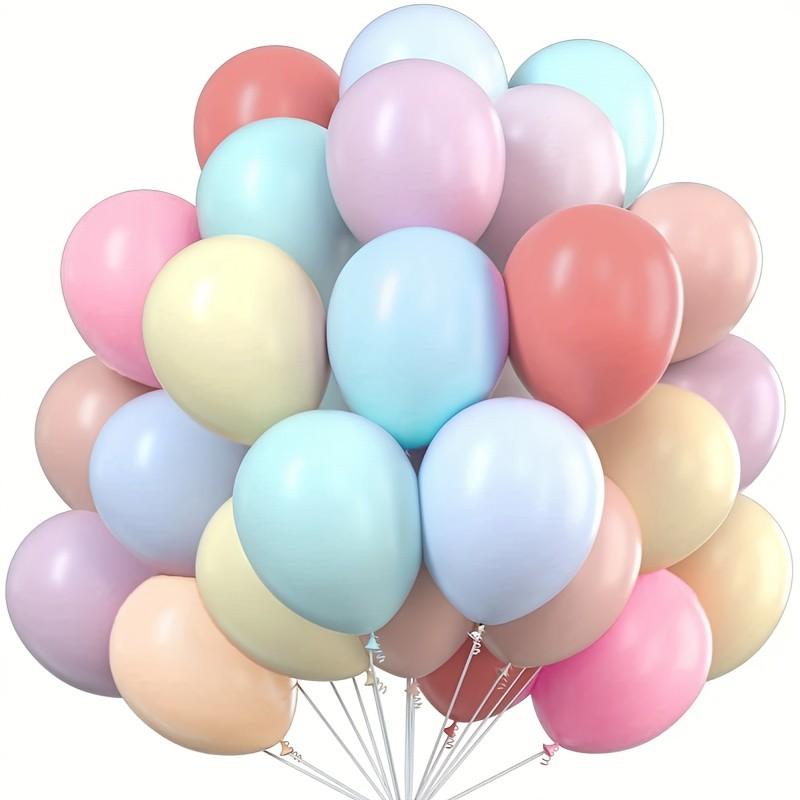 50pcs Blue Balloons, 12.5cm Colorful Latex Balloons (, Blue, ), Perfect for Birthdays, Weddings, Anniversaries, Parties