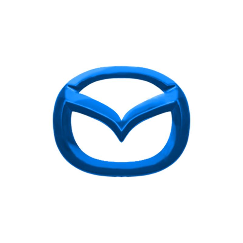 1PCS Car Steering Wheel Center Emblem Cover Sticker Decoration Accessories For Mazda 2 3 6 5 Demio CX3 CX4 CX5 CX-4 CX-5 CX7 CX30 MX3 MX5 MS Speed Axela Atenza