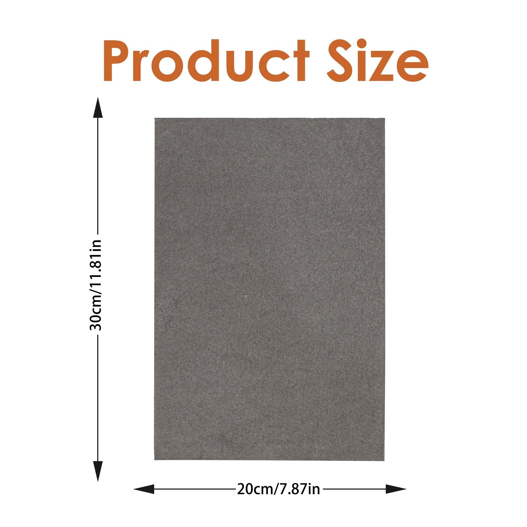 10 Pcs Lint Free Cloth,Reusable Microfiber Cleaning Rag for Windows,Mirror,Glass,Car,Gray，Thickened Magic Cleaning Cloth