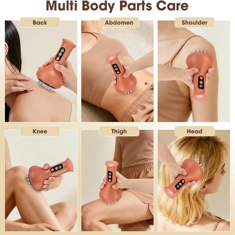 Electric massager, 9 suction modes, wireless charging, intelligent cupping massager, Smart Cupping Machine, suitable for arms, legs, and back, Chargeable