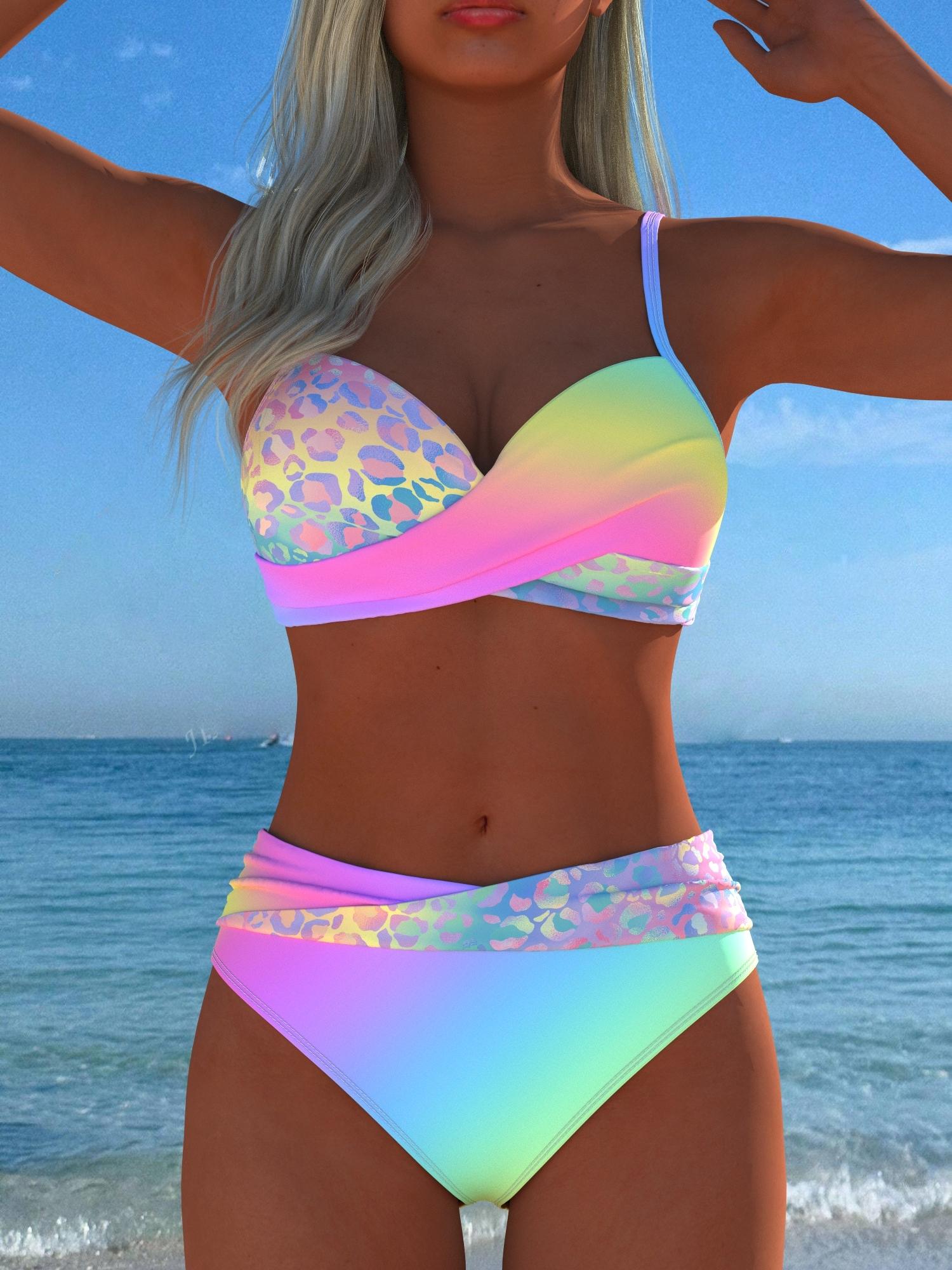 New Arrival Women's Swimwear Beach Outfits Two Piece Set Summer Beach Festival Vacation Travel Sexy Bikini Sets Best Selling