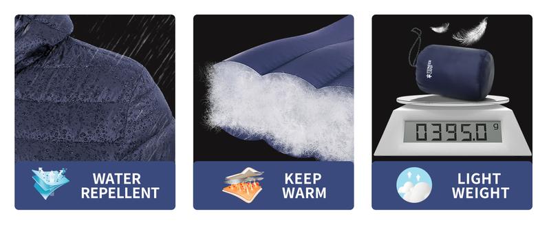 Pioneer Camp Mens Lightweight Packable Outdoor Puffer Jacket Hooded Insulated Thermal Puffy Winter Heated Jackets for Running Travle Casual  Alternative Breathable Bubble Cotton Elastic Menswear Outdoor Coat