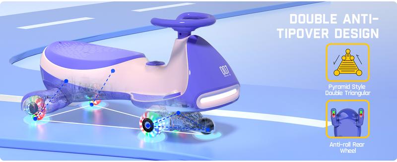 Fanttik Brand Day FanttikRide N7 Electric Wiggle Car with Pedal, Ride on Toy Fanttik Brand Day FanttikRide N7 Electric Wiggle Car with Pedal, Ride on Toy