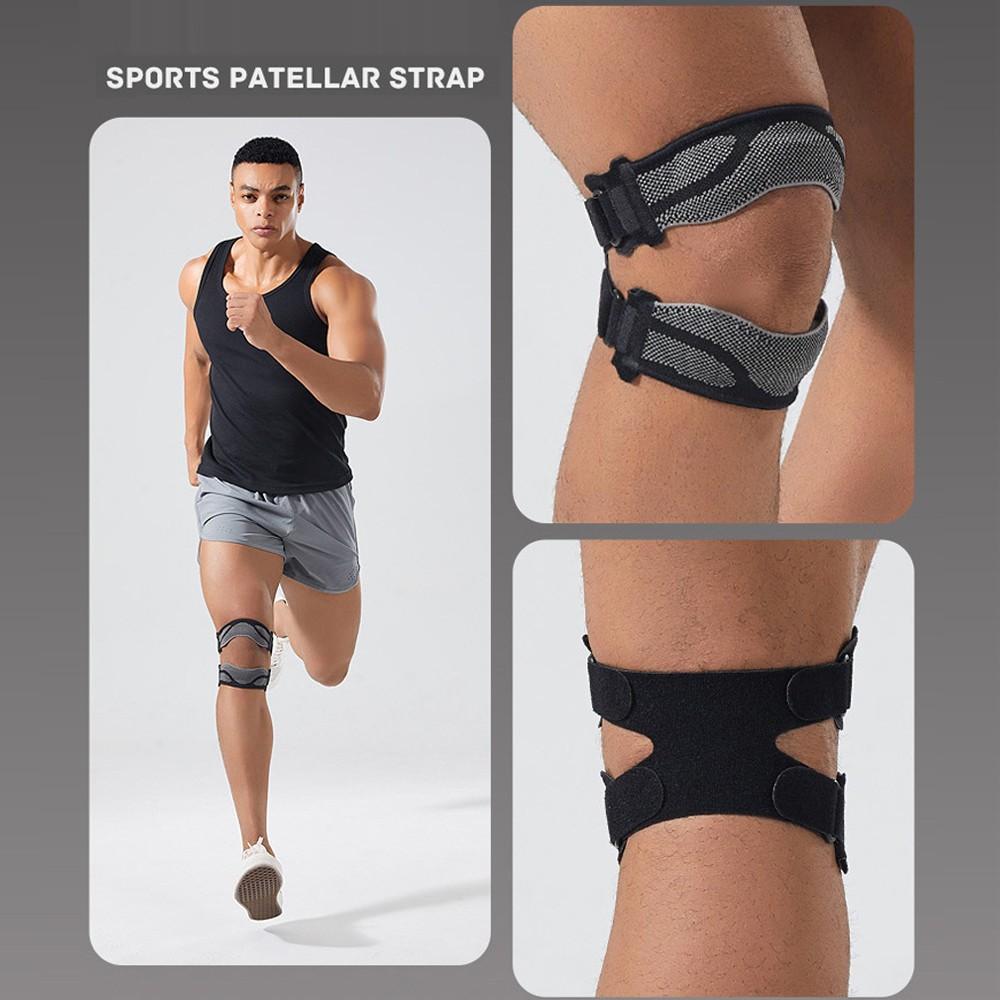 1PCS Knee Brace for Running & Basketball - Adjustable Compression Support with Patella Strap, Sports Knee Pads