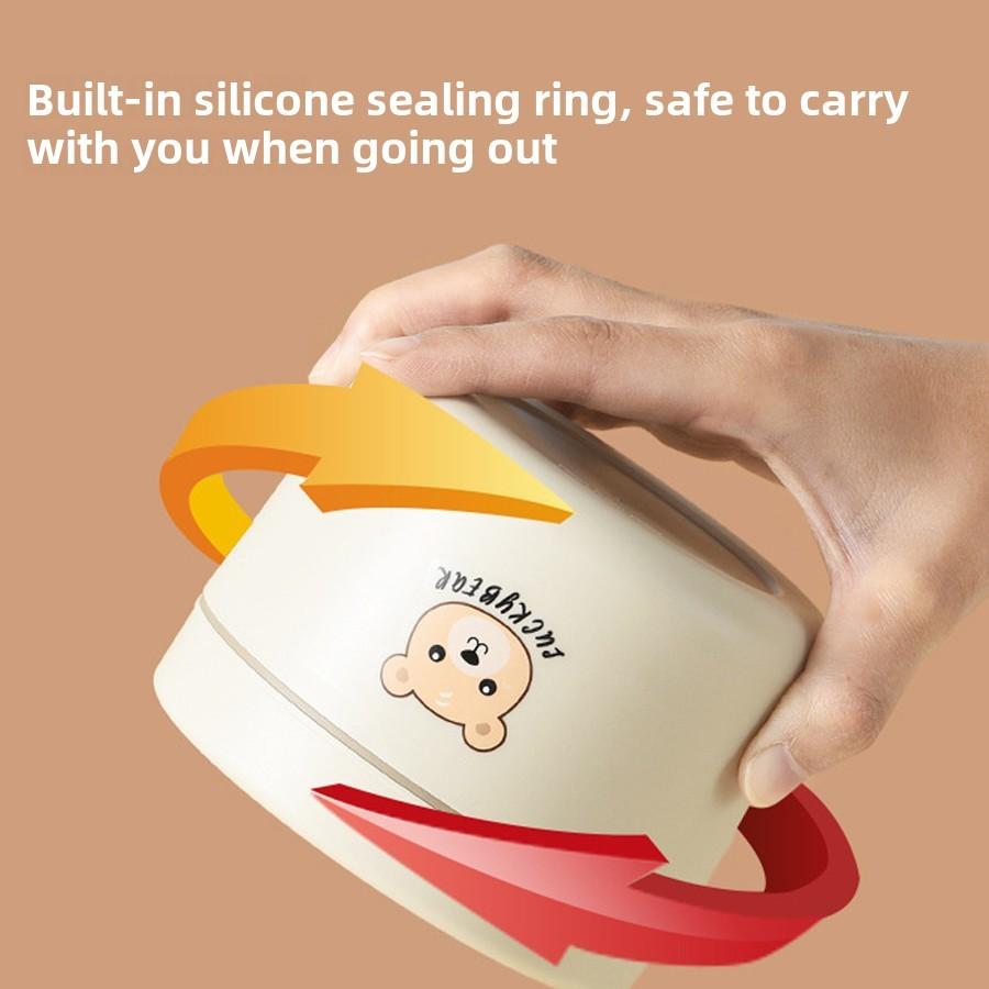 3 piece stainless steel lunch box,🍗🥦🍓🍲 multi-layer insulated portable outdoor food container with bag, sealed lid, suitable for office use and travel. Lunch Box for Work Stay Healthy & Organized ! Ideal for School Office Camping Outdoor Meals portable