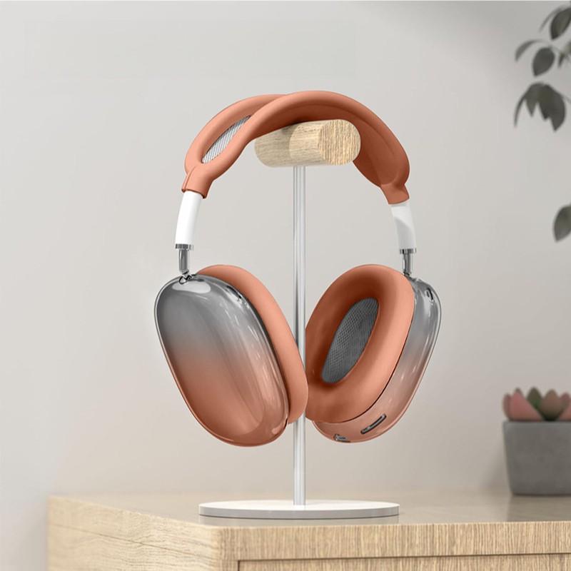 Silicone Case Cover for AirPods Max 2 Headphones,Clear Soft TPU Ear Cups Cover/Ear Pad Case Cover/Headband Cover for AirPods Max 2/1 (2026/2024/2020),Transparent Accessories for Apple AirPod Max