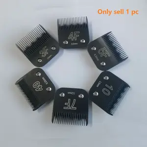 Pet Grooming Clippers Blades, Wholesale Pet Hair Trimming Tools, Electric Razor Replacement Heads, 10#/40#/4f/5f/7f Sizes Available