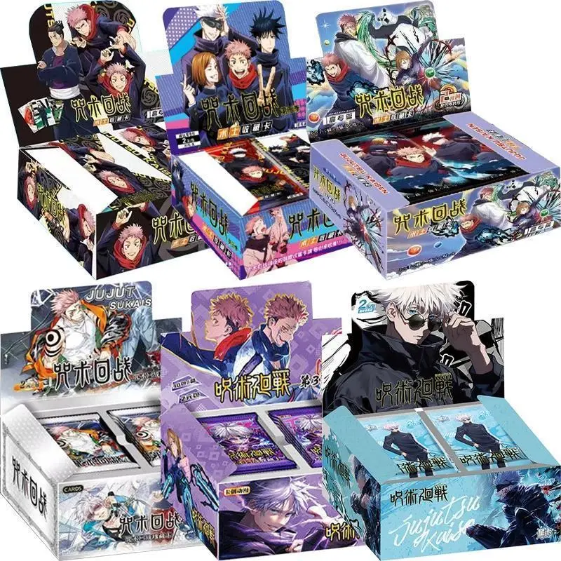 2026 Popular Toy Cards Jujutsu Kaisen Card Gojo Satoru Fushiguro Megumi Itadori Yuji Warlock Japanese Anime Character Games Collection Card Toy Gift 2026 Hot selling toys