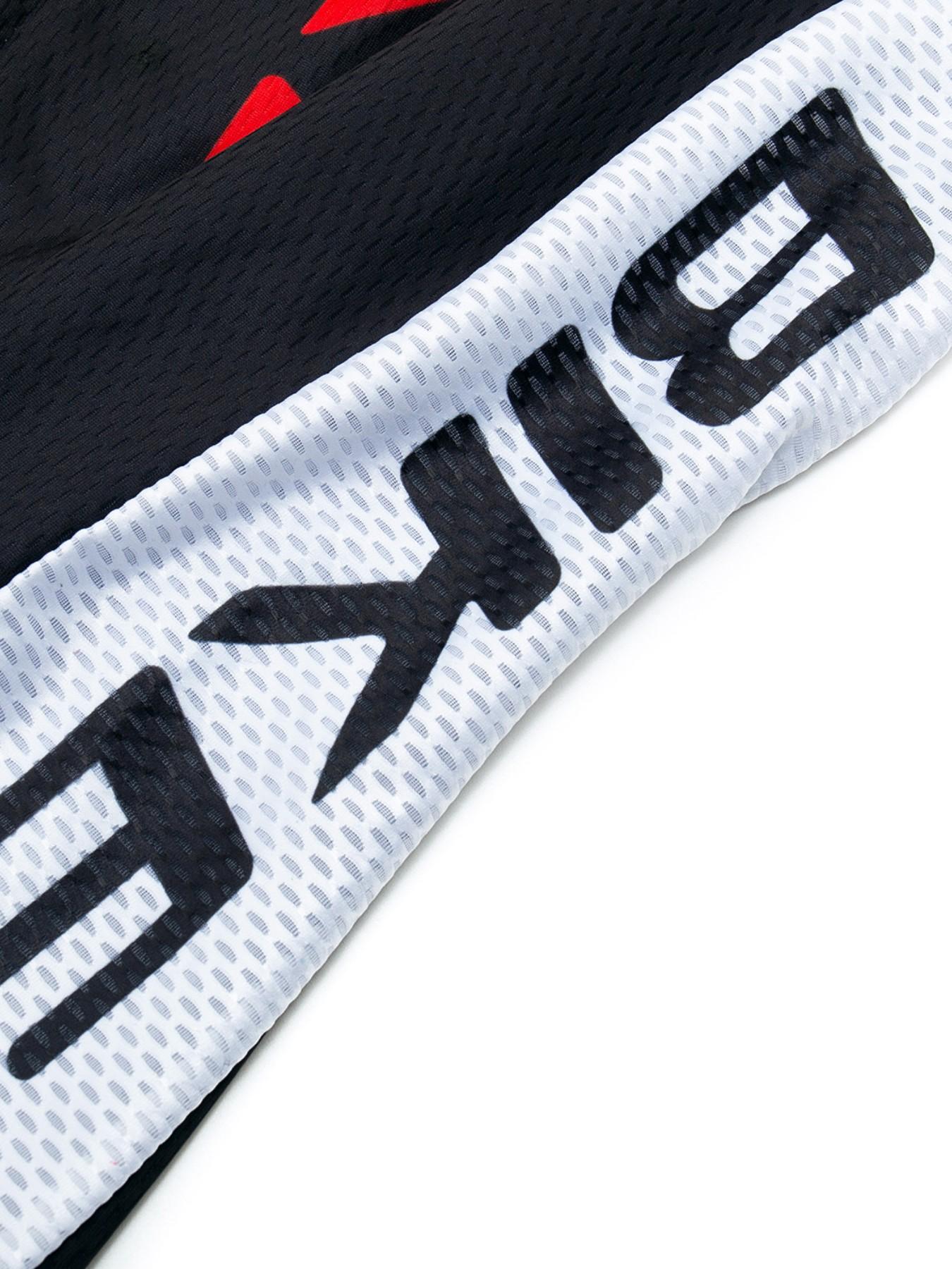 Men's Professional Cycling Shirt, Breathable Polyester Knit Fabric, Geometric Pattern, Round Neck Short Sleeve, Spring/summer/autumn