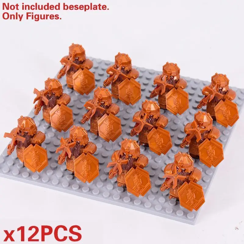 2026 Hot selling toys LOTR Movie Series Orc, Uruk-hai, Dwarves Army Bricks and Minifigs, MOC DIY Assemble Building Blocks Action Figures Doll Toys for Kids Gift Internet-famous toy