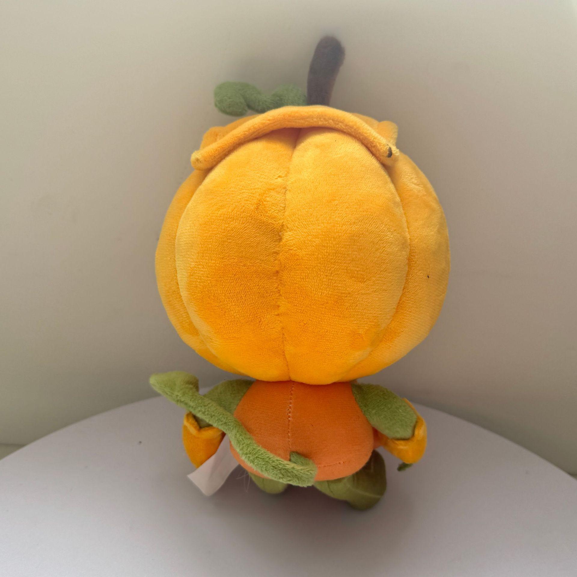 Cute Dandy’s World Gourdy Plush Toys XMAS Game Pumpkin Stuffed Doll Birthday Holiday Gifts Toys for Room Decoration