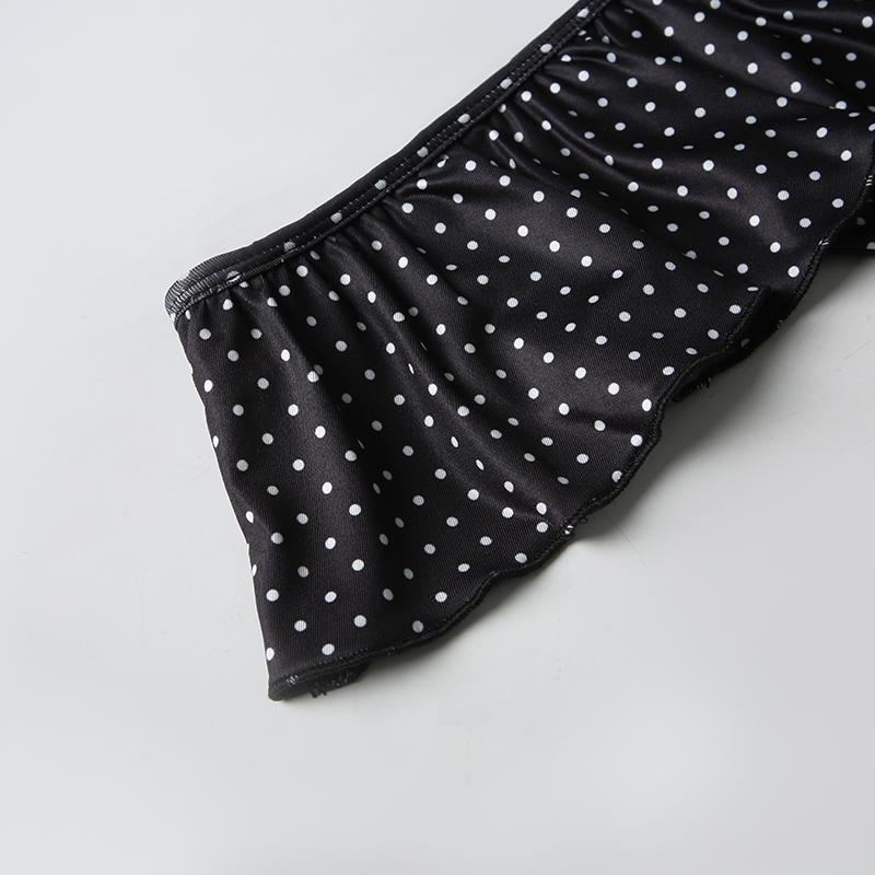 Women's Polka Dot Print Halter Top & Shorts Bikini Set, Sexy Y2k Beach Vacation Swimwear Set for Women, Summer Swimwear Essential, Bikini Outfits, Swimsuit Summer, Halter Neck Bikini