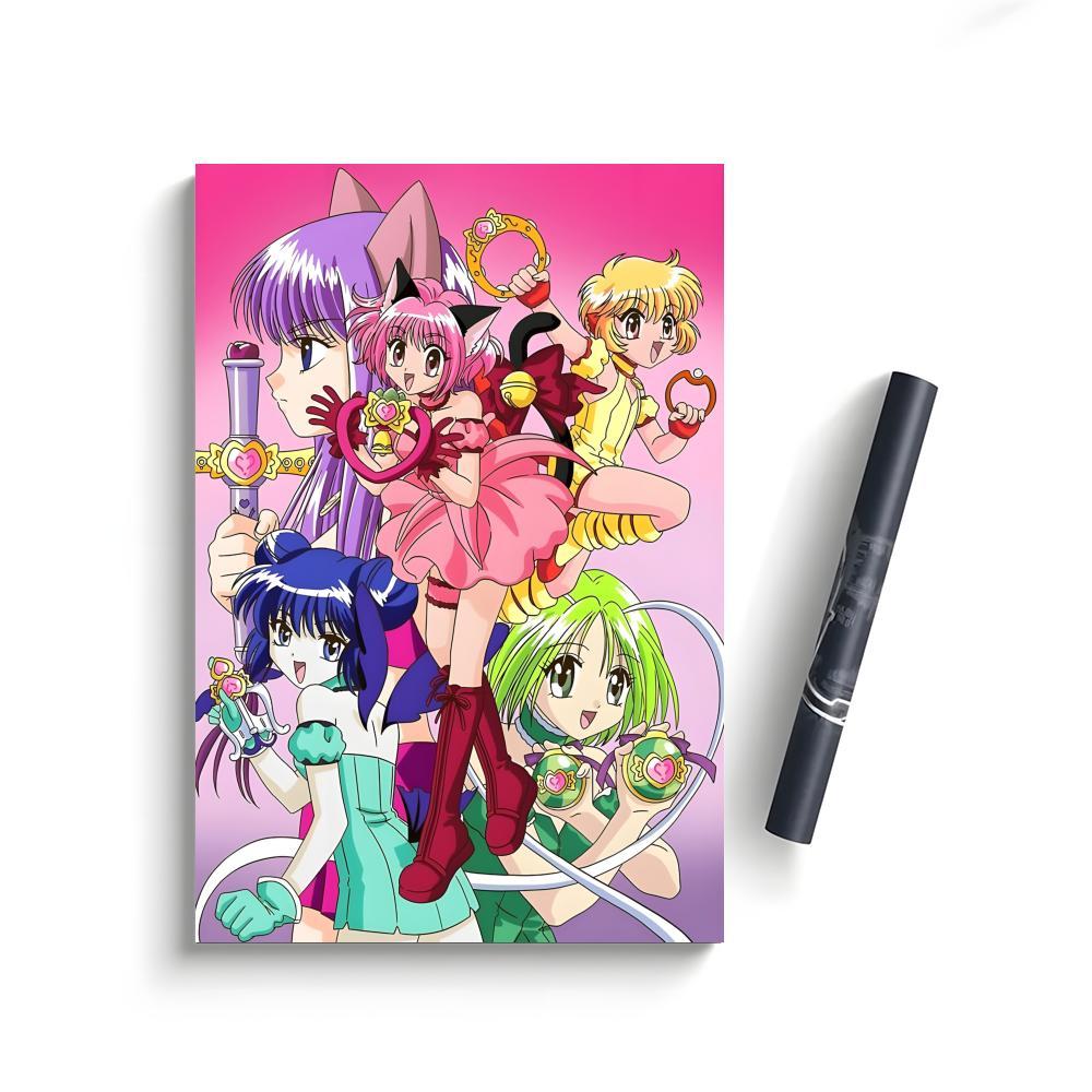 T-Tokyo mew mew anime Poster Bedroom Home Decor Art Poster Perfect Gift for Family and Friends