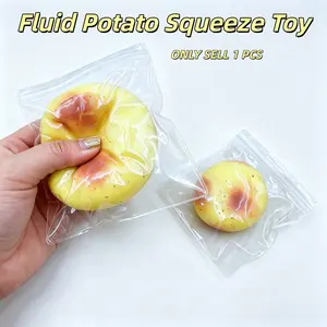 Fluid Potato Squeeze Toy, Stress Relief Ball, Slow Rebound Soft Gel Toy, Anxiety Relief, Unisex, Holiday Gift Idea