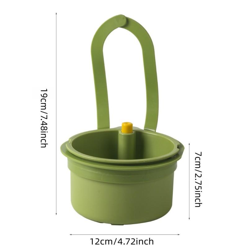 Multifunctional Hanging Sink Filter Basket, One-Button Drain Separation Filter, Kitchen Bathroom Storage, 1 Piece