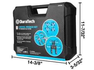 #JumpstartSale DURATECH Anti-Slip Small Swivel Oil Filter Wrench, Oil Filter Removal Tool Fits Filters, Perfect for Car Repair Tools