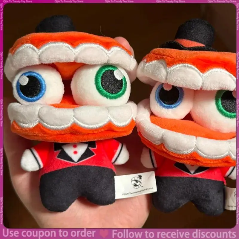 2026 hot item Kawaii The Amazing Digital Circus Plush Keychain Set 3pcs Pomni Jax Caine Soft Mini Dolls For Fans Bag Charm And Birthday Gift Popular toys