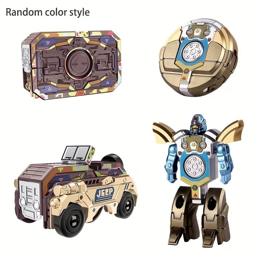 Creative Multifunction Transformable Missile Car Robot Fidget Spinner, Teen Sensory Relaxation Finger Twister, Perfect Holiday Party Gift