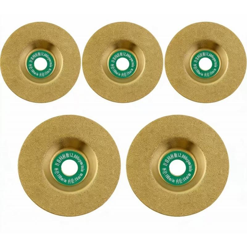 Diamond grinding disc for tile polishing, brazed glass cutting disc, jade polishing angle grinder polishing disc