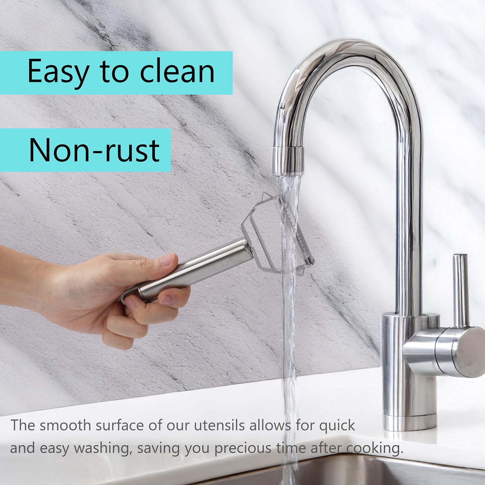 Peeling knife scraper knife 304 stainless steel kitchen household multifunctional fruit melon grater zucchini chef special scraper scraper knife shaver knife potato peeling and grating goddess