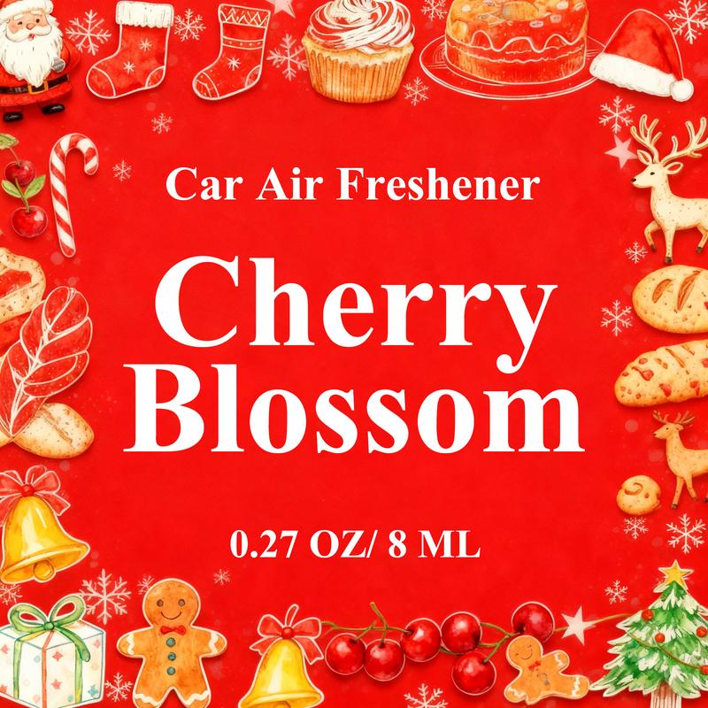 Christmas Car Air Freshener Hanging, Vanilla Cream Essential Oil Diffuser, Long Lasting Car Air Freshener, Cute Car Accessories for Women, Car Fragrance, Car Perfume, Car Interior Accessories
