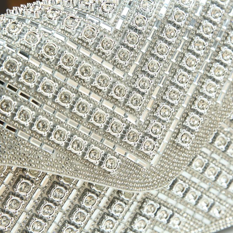 Luxury Rhinestone Handbag, Perfect for Evening Gowns, High-End Sparkling Crossbody Bag, Elegant Clutch for Special Occasions