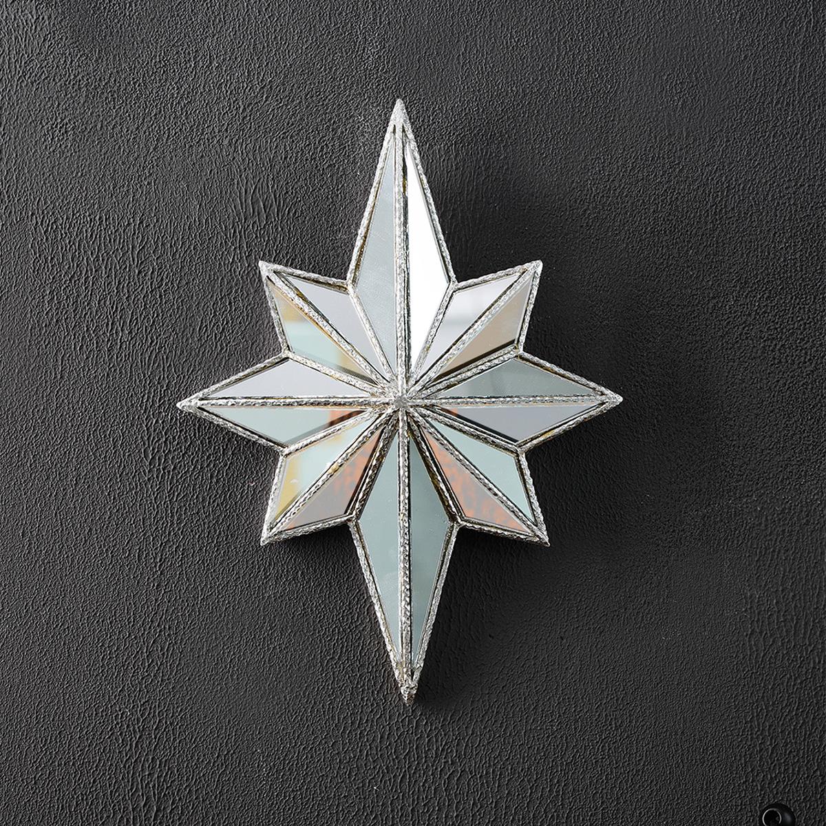 Creative Resin Octagonal Starburst Mirror Decorative Wall Hanging, Easy to Install, Home Decoration Items for Wedding, Party and Photography Prop, Ornaments