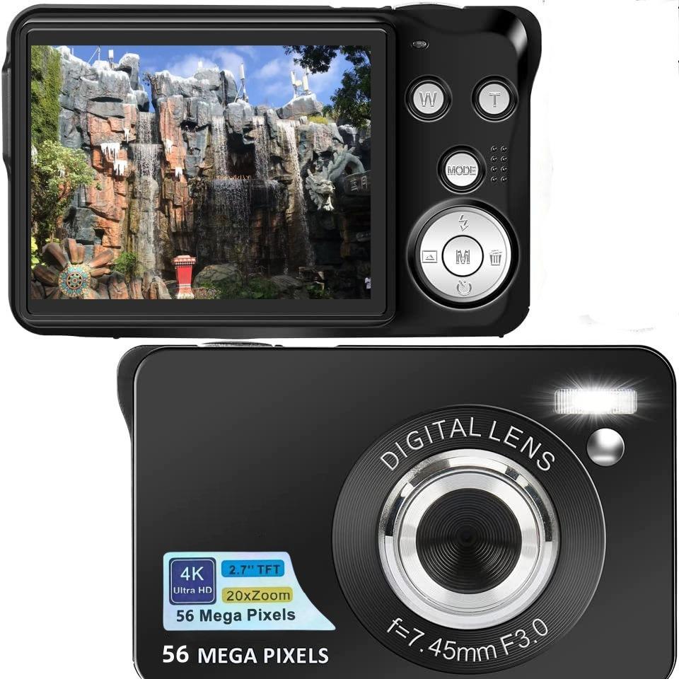 4K English Version 56 Megapixel HD Standard Digital Camera Camcorder for Home Use OLS64M Travel Portable