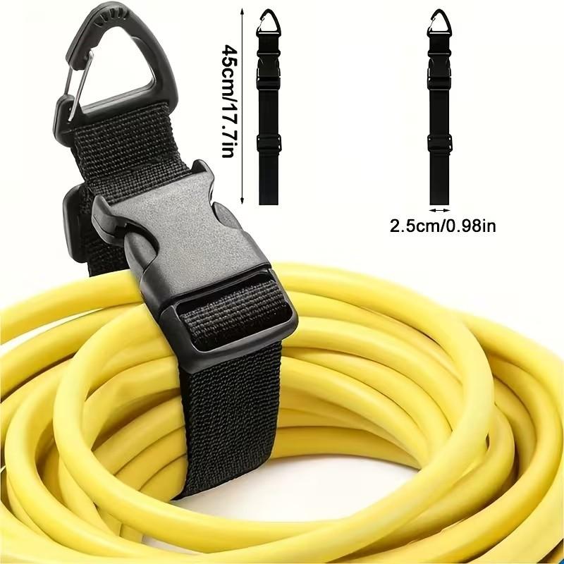 2pcs Adjustable Extension Line Organizer, Durable Three-Axis Buckle Cable Management Strap, Safe Storage for Studio and Garage