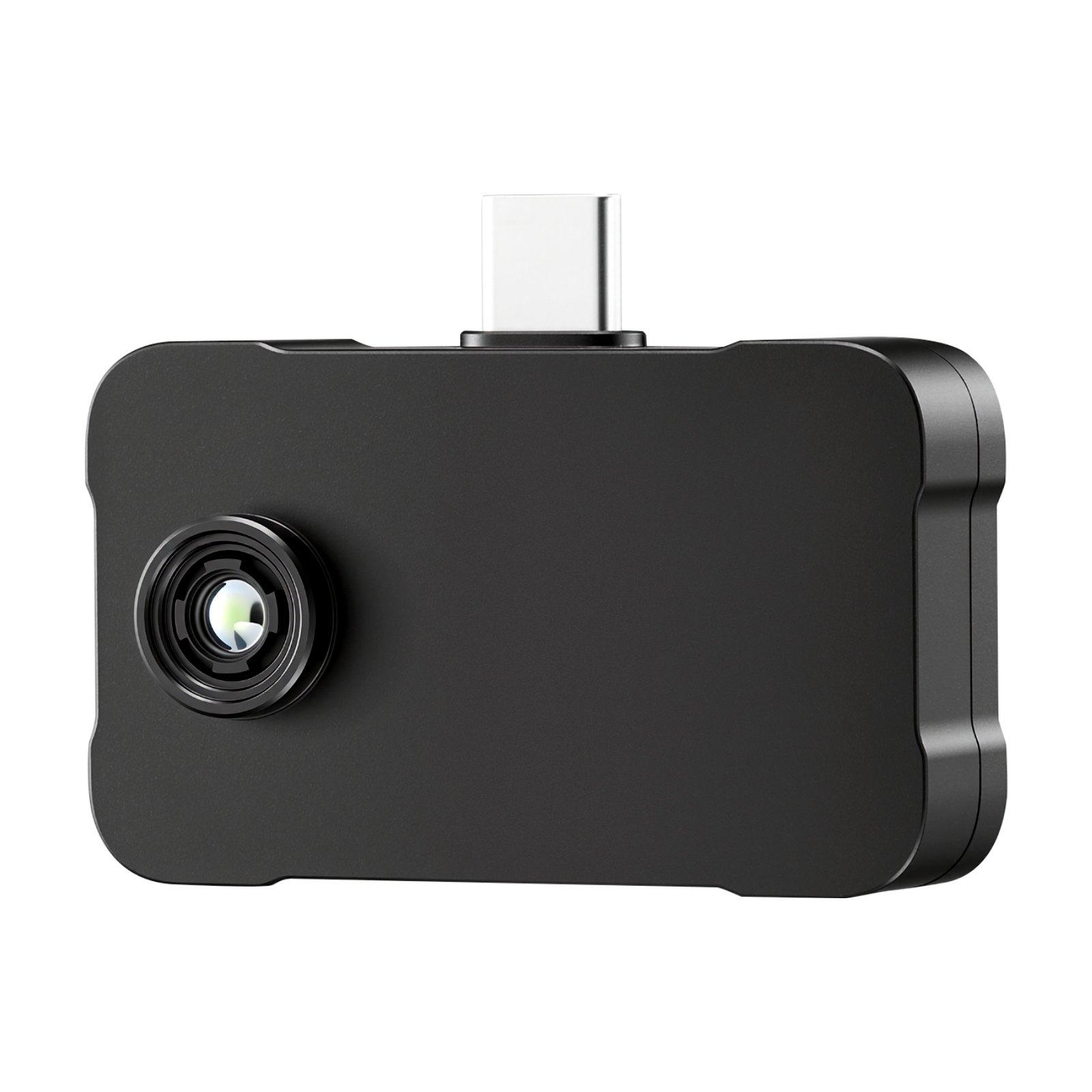 VEVOR Thermal Imaging Camera for Android & iOS Smartphones/Tablets, 512x384 Super Resolution, 25 Hz Refresh Rate, -4°F to 1022°F Range, 6 Color Palettes, Accurate Measurement for Automotive Diagnostics, 256 X 192, 25Hz Refresh Rate, -20°C To 550°C, ≤40 Mk