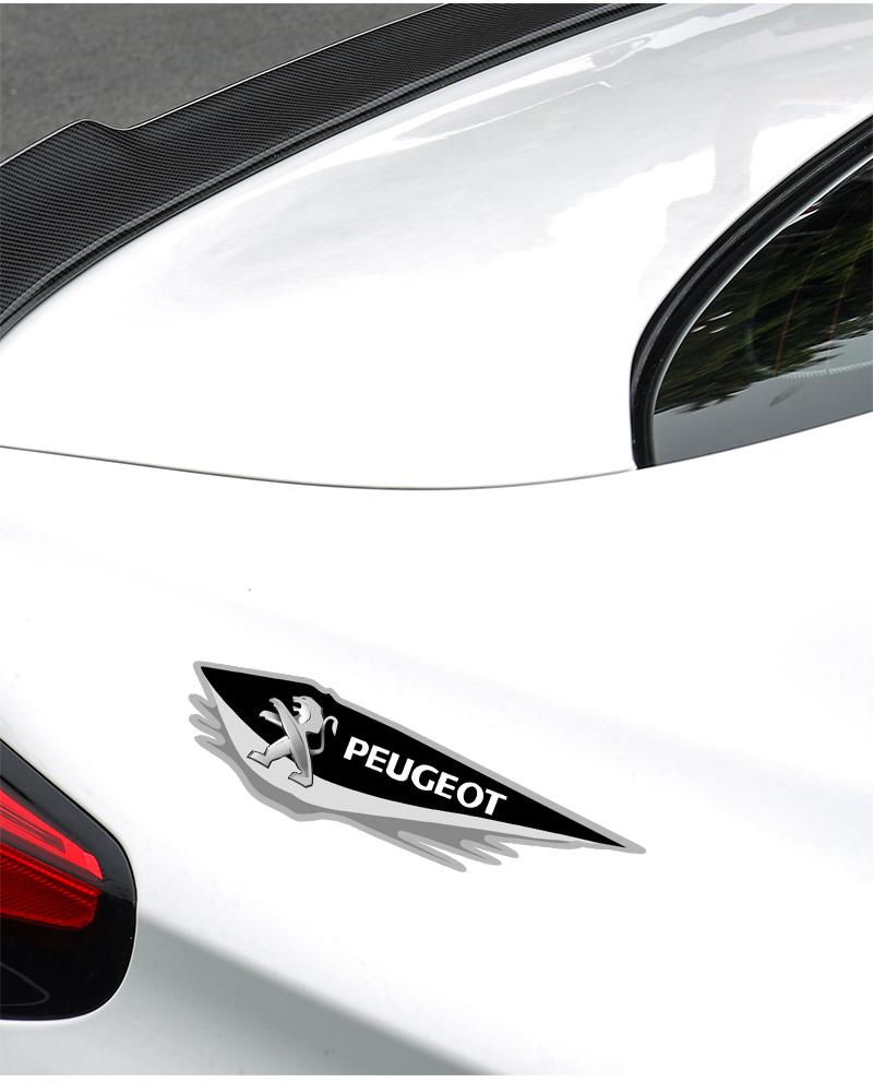 Peugeot Body Sticker Emblem Accessories for 5008 408 308 Landtrek 208 2008 3008 Rifter 508 301 108 608 4008 E-Expert E-Traveller