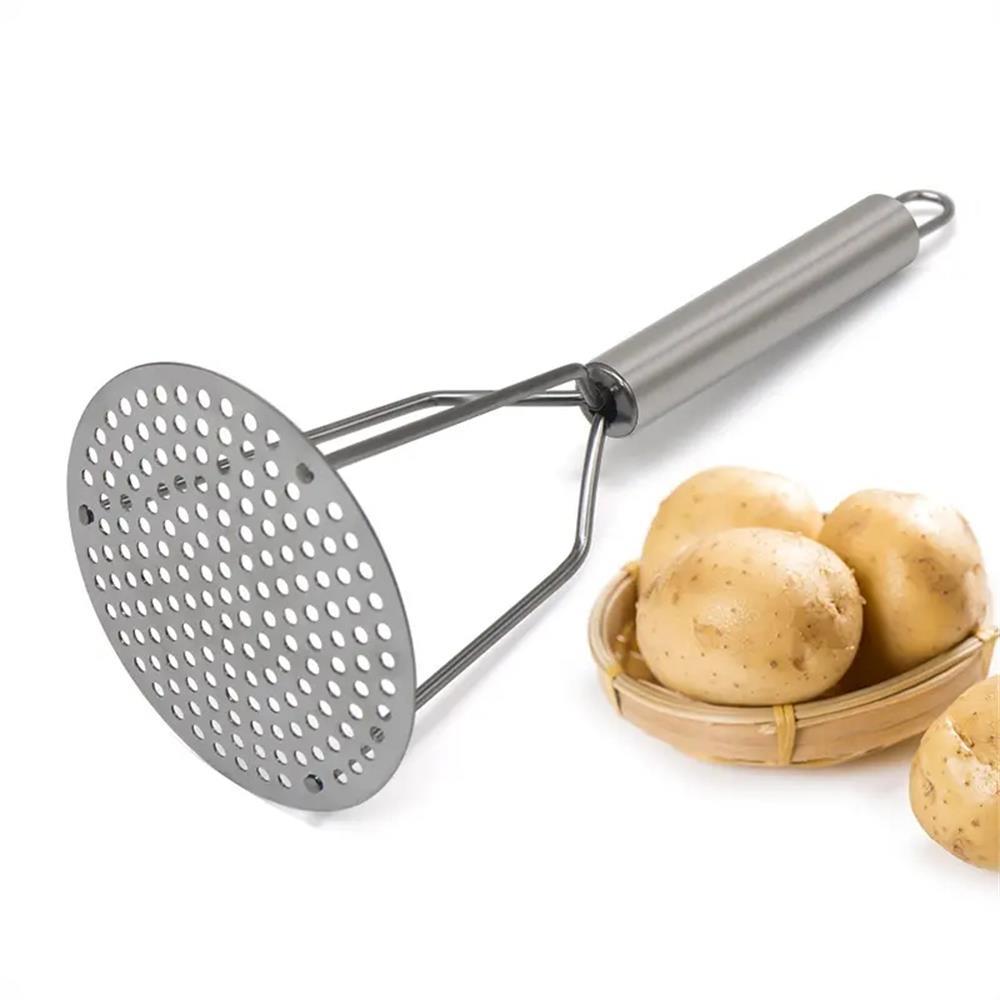 Stainless Steel Masher Home Potato Presser, Avocado Fruit Vegetable Food Manual Grinder, Multifunctional Kitchen Tool, Kitchen Gadget