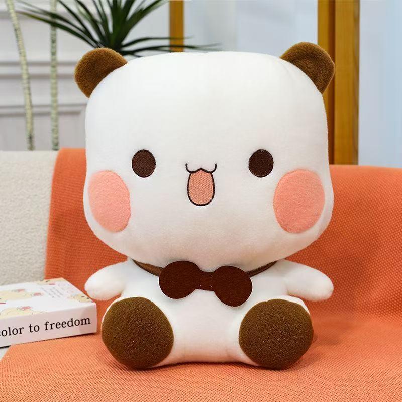 Cute Bubu Dudu Plush Toys Yier Panda Bear Stuffed Dolls Kawaii Animal Plushies Soft Toy Sleeping Dolls Home Bed Car Decorations