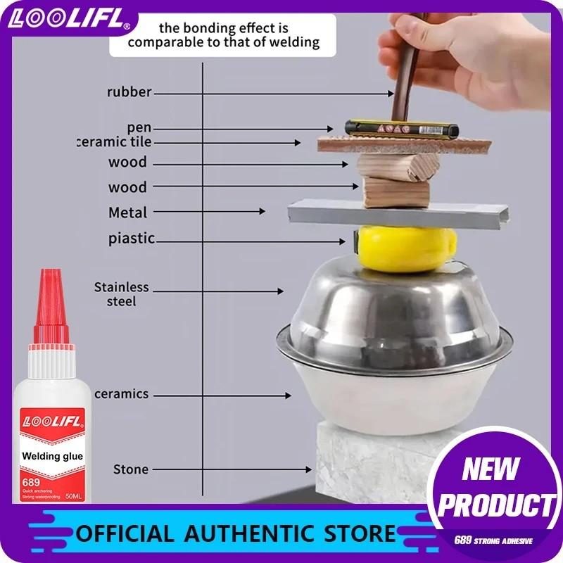 Universal Super Glue, High-Strength Oil-Based Adhesive, Quick Fix and Cure, Waterproof, Suitable for Leather, Metal, Wood, Plastic, Rubber