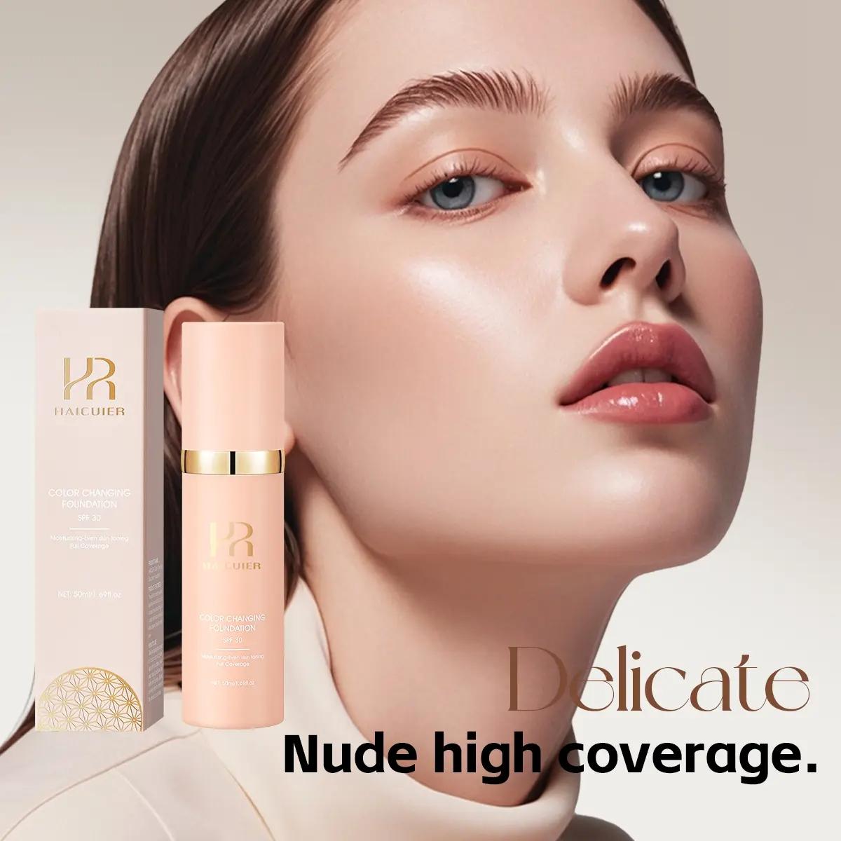 Multifunctional Color Changing, Moisturizing Makeup Foundation, Full Coverage, Creamy Texture, Even Skin Tone, Suitable for All Skins, Concealer Foundation Hybrid