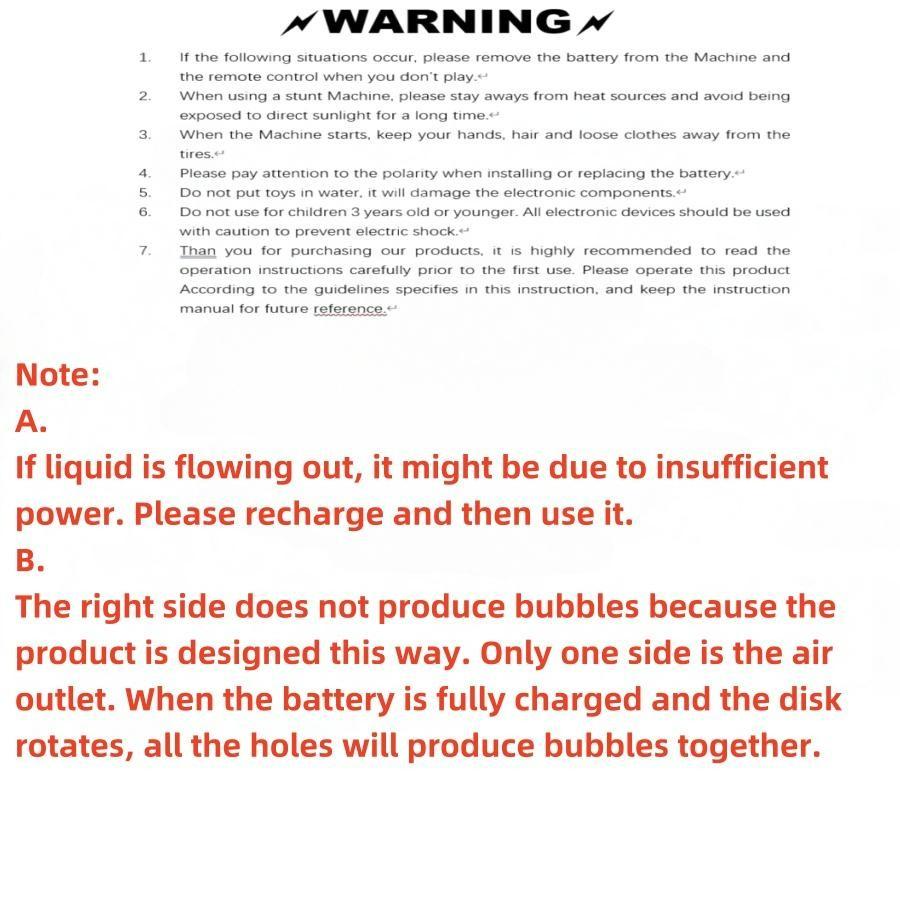 Rocket Car Bubble Machine Bicycle Electric Fully Automatic Rechargeable Kids Outdoor Toy Boy Girl, LED Light, Includes 50ML Bubble Liquid