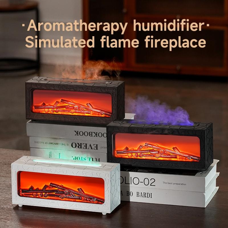 Essential Oil Diffuser Lamp, Colorful Flame Design, Quiet Operation, Ideal for Home & Office Use, Enhance Aromatherapy Experience