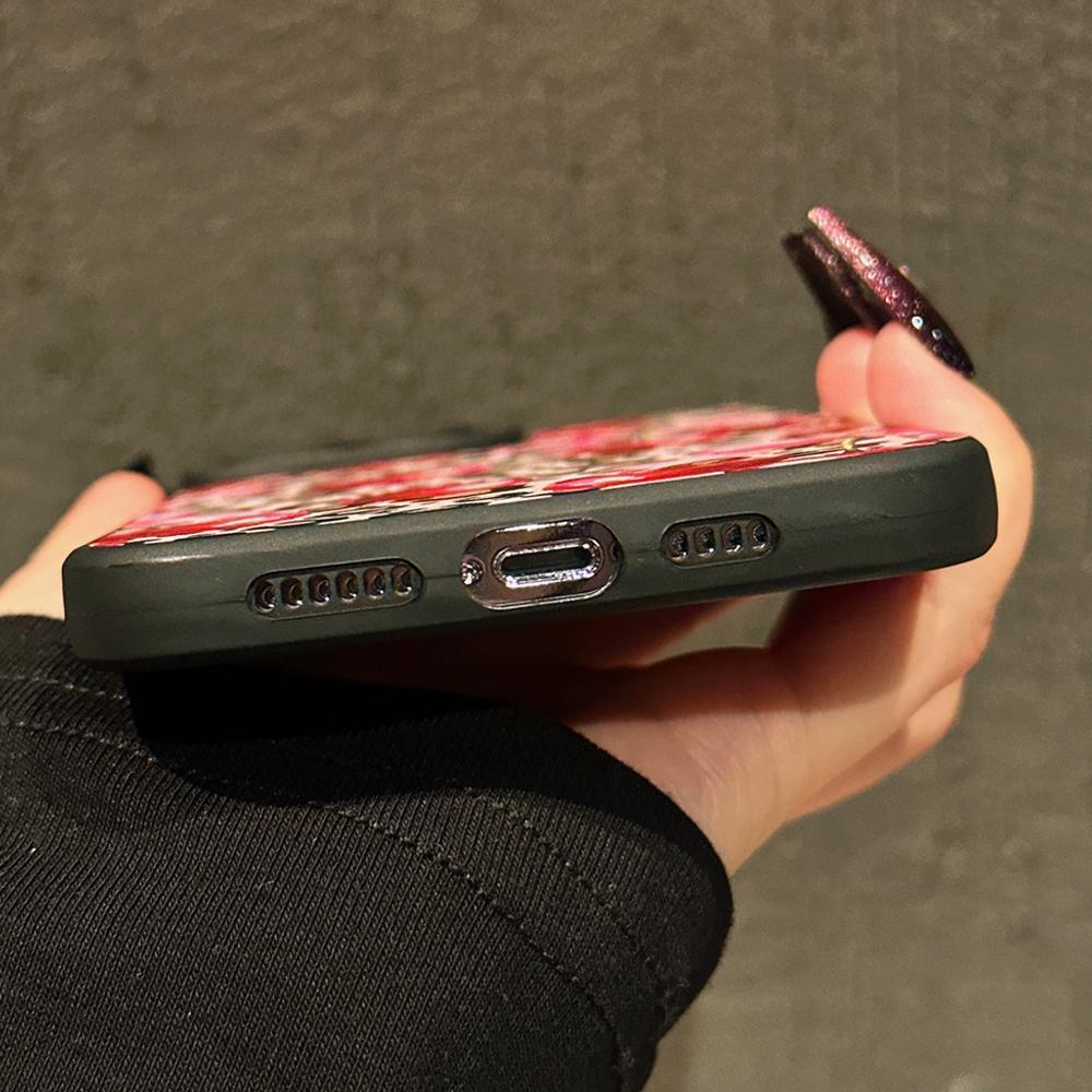 Butterfly Leopard Cherry Pattern Shockproof Durable Phone Case, Cover, Soft Tpu Material, Compatible with iPhone 11/12/13/14/15 Pro Max/16 Pro/17/x/XR/7/8 Plus