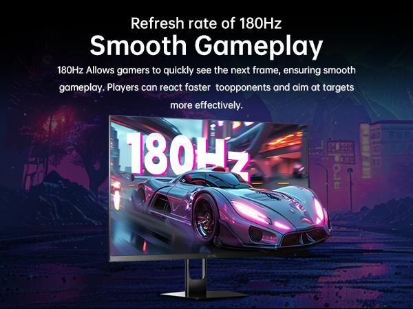 KTC 27-Inch Full HD 1920x1080 Fast IPS 180Hz Gaming Monitor, GTG 1ms Computer Monitor, DP 1.4 & HDMI 2.0 Ports, FreeSync Frameless PC Gamer Monitor, HDR10, VESA Mount, H27F22