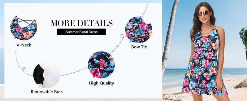 【S-2XL】Women's Two Piece Swimsuits Tummy Control Back Cross Flowy Tankinis Set Swimdress Bathing Suits with Boyshorts Swimwear Swimming Beach #TikTokShopBlackFriday