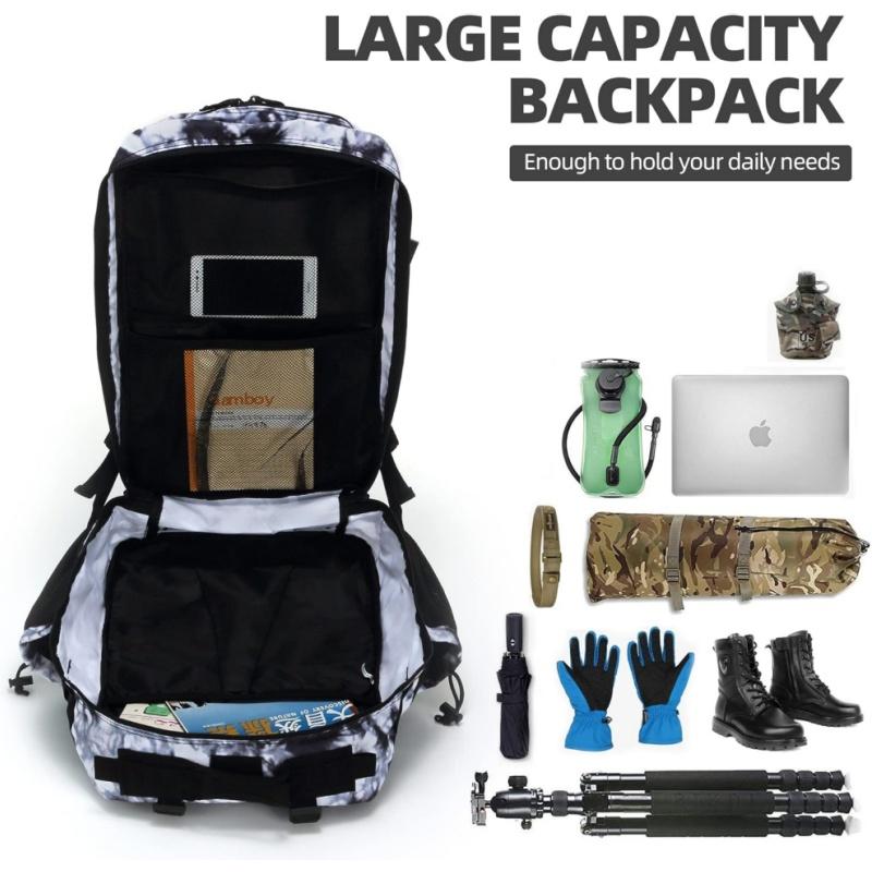 Military Tactical Backpack Large Army 3 Day Assault Pack Molle Bag Backpacks For Hiking&Exercise