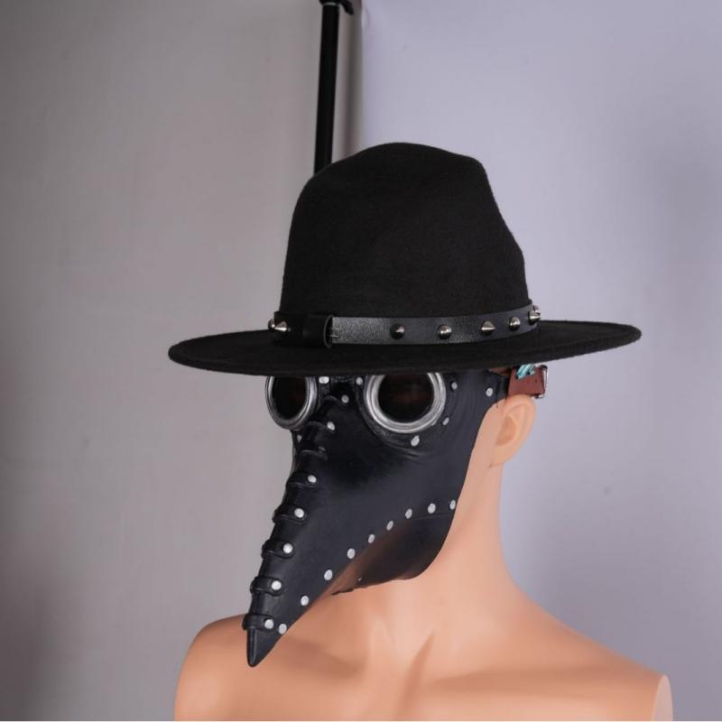 Steam Punk Plague Doctor Mask, Bird Beak Costume Accessory for Halloween Party, Unique Cosplay Prop for Dress-Up Events