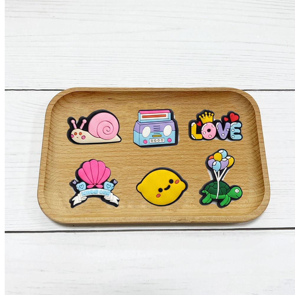 15 Pcs Cartoon pink series PVC Shoe Accessories, Comfortable Durable Fashionable, Birthday Gift, Charismatic Personalized Shoe Buckles for Girls