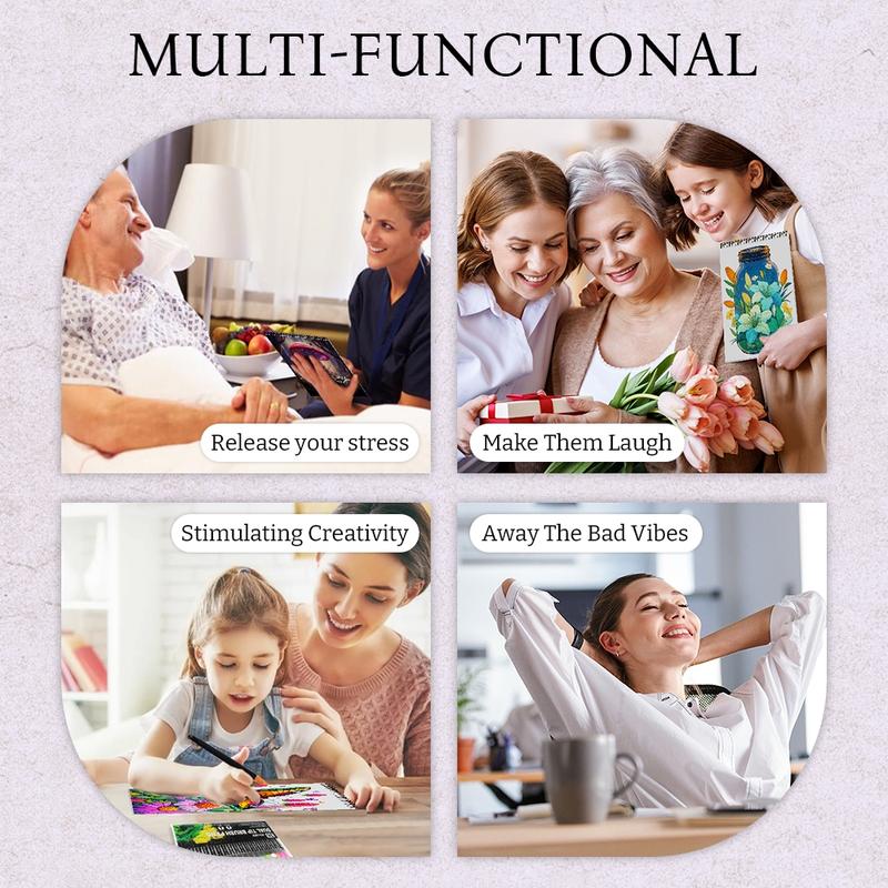 Adult Coloring Books, Stress Relief Book with Intricate Designs Featuring Ocean World, Butterfly, Forest, Jar and House Themes, Ideal for Relaxation, Creativity and Holiday Fun, High-Quality Spiral-Bound Pages Coloring Book #TOP PICKS