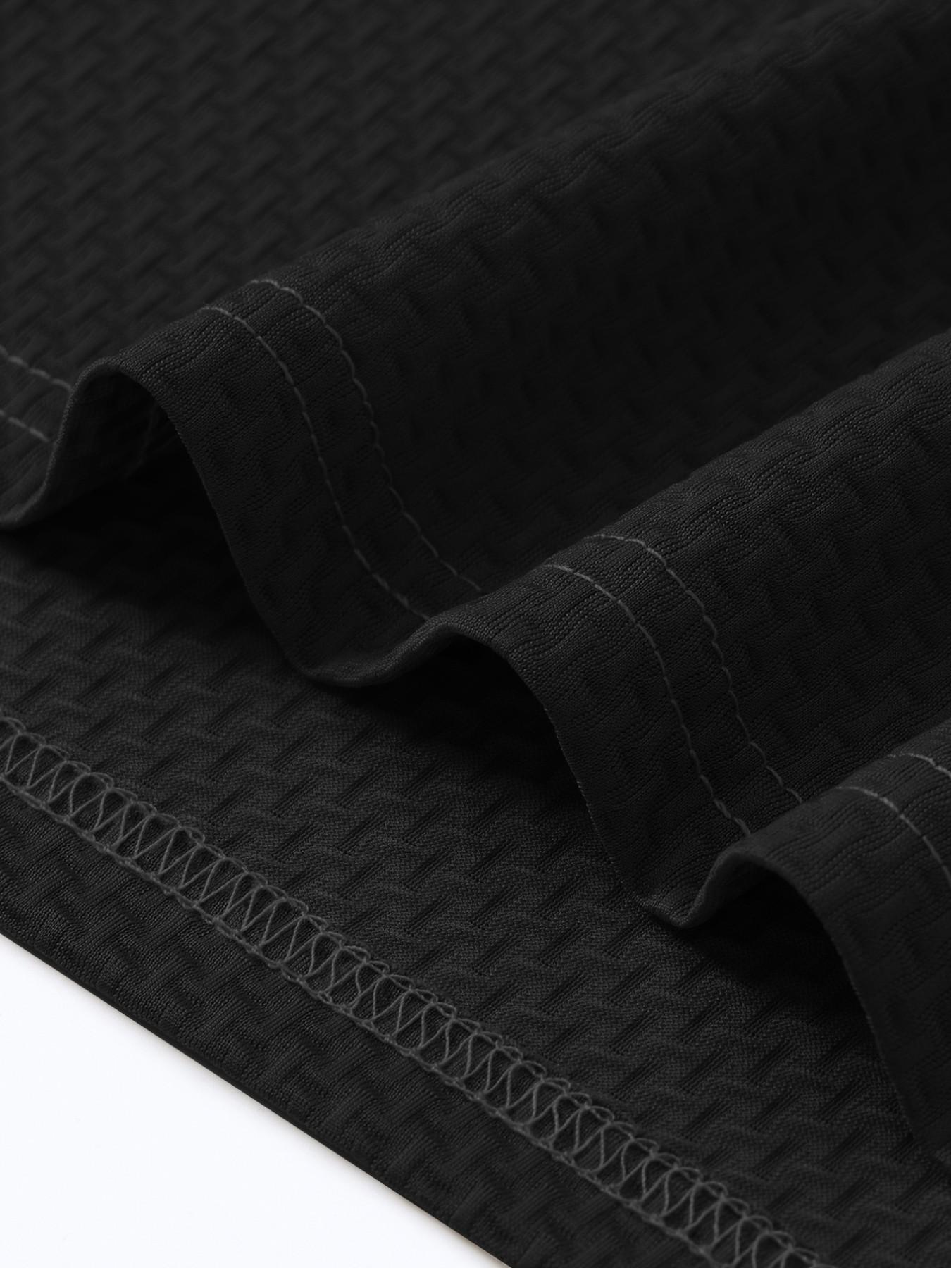 Men's Outdoor Sport Quick-Dry Short Sleeve Polo Shirt, Golf Business Casual Collar, Stretch Breathable Comfort, Rugby Print, Ideal Gift