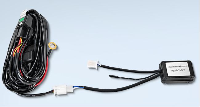 Nilight Remote Wiring Harness for LED Light Bar Wireless Strobe Flash Work Light Driving Lights 12V 15A 16AWG Remote Controller 5PIN Switch Waterproof Power Relay Blade Fuse-2 Leads Black Lighting  dealsforyoudays