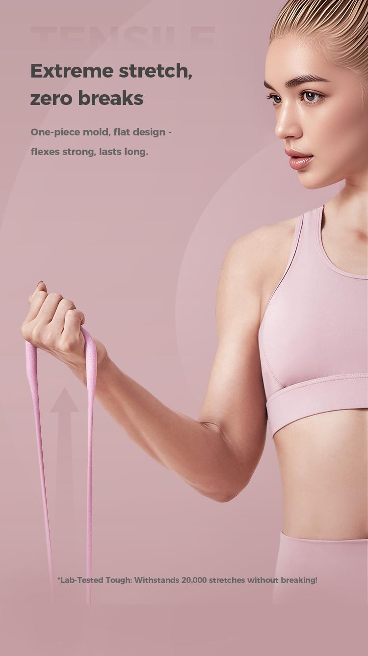 Keep Resistance Bands Figure 8 Exercise Bands for Women 8 Shaped TPE Material for Arms Chest Expander Yoga Gym Fitness Muscle Training Equipment Stretching Gear Latex Free Elastic