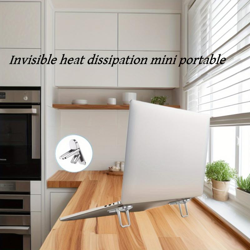 Dual-Speed Adjustable Laptop Stand Computer Holder Heat Sink Foldable Portable Base Heightening Bracket
