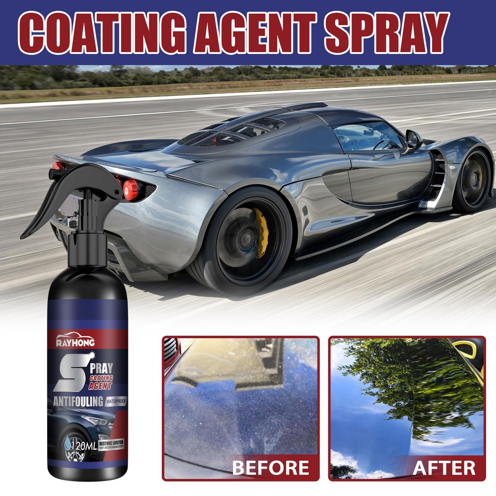 Rayhong Car Coating Spray, Car Paint Protection Wax Polish Care Cleaning Coat Spray, Auto Detailing Shine Enhancer